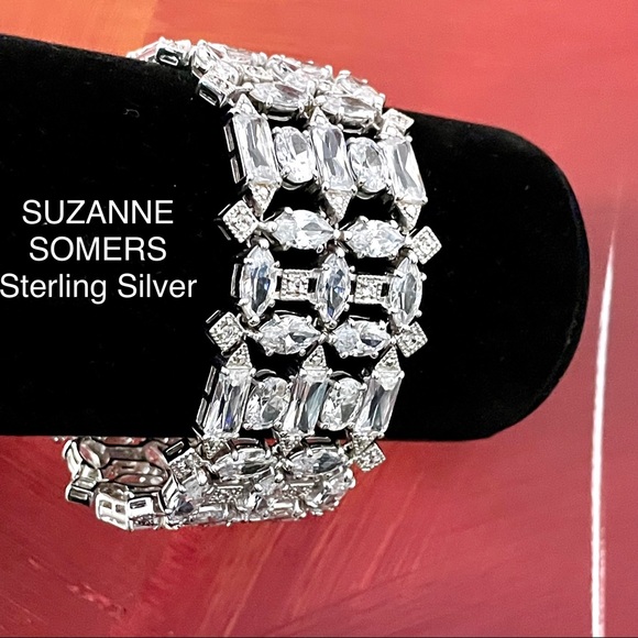 Suzanne Somers Jewelry - SUZANNE SOMERS CZ BRACELET STERLING SILVER 925